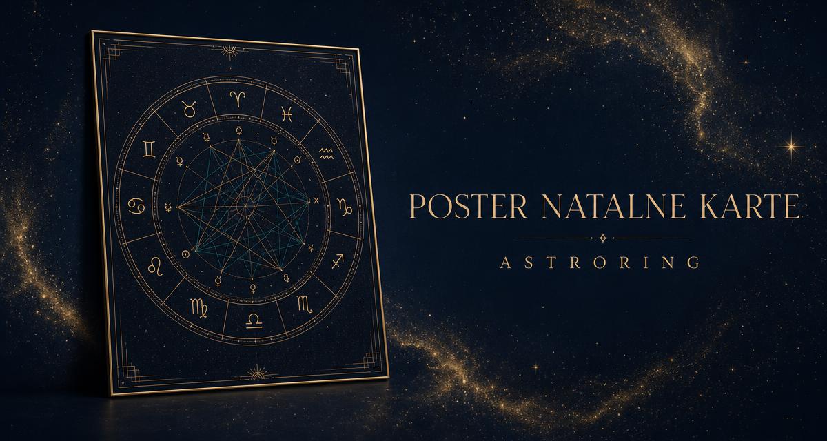 Primjer postera natalne karte